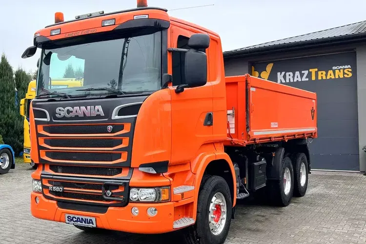 r580 z Niemiec wywrot, wywrotka trój stronna, s3 kontrakt serwisowy scania kempf v8 idealny stan zdjęcie 2