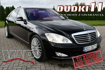 Mercedes S 500 5, 5Benzyna Serwis, Skóry, El.Klapa.LONG.Navigacja.Kam.Cof.Domyka