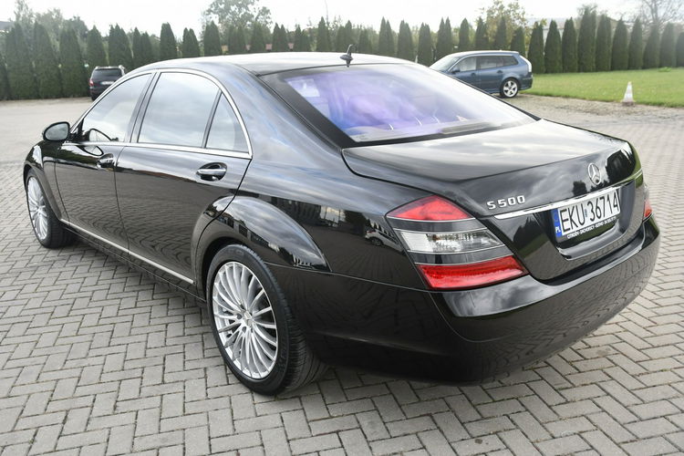 Mercedes S 500 5, 5Benzyna Serwis, Skóry, El.Klapa.LONG.Navigacja.Kam.Cof.Domyka zdjęcie 12