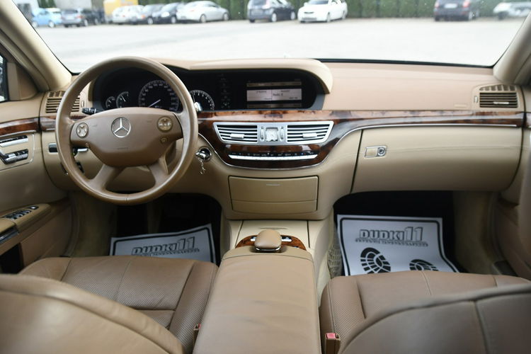 Mercedes S 500 5, 5Benzyna Serwis, Skóry, El.Klapa.LONG.Navigacja.Kam.Cof.Domyka zdjęcie 20