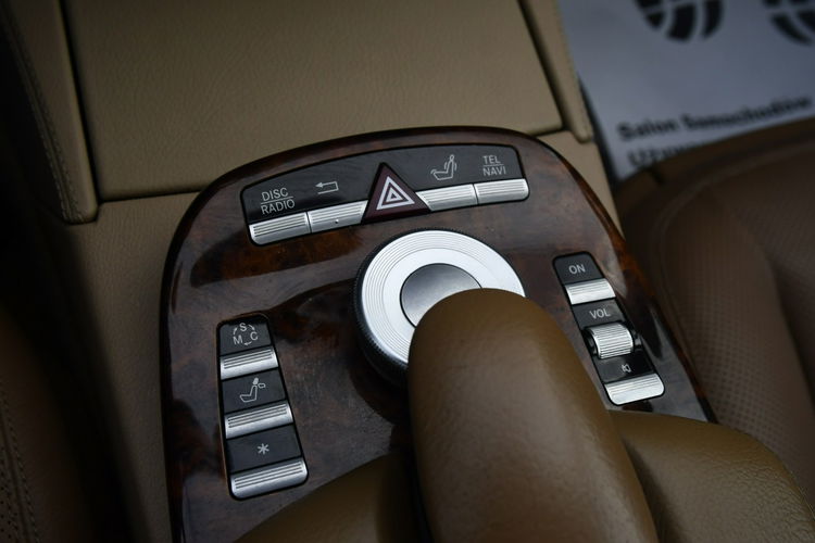 Mercedes S 500 5, 5Benzyna Serwis, Skóry, El.Klapa.LONG.Navigacja.Kam.Cof.Domyka zdjęcie 36