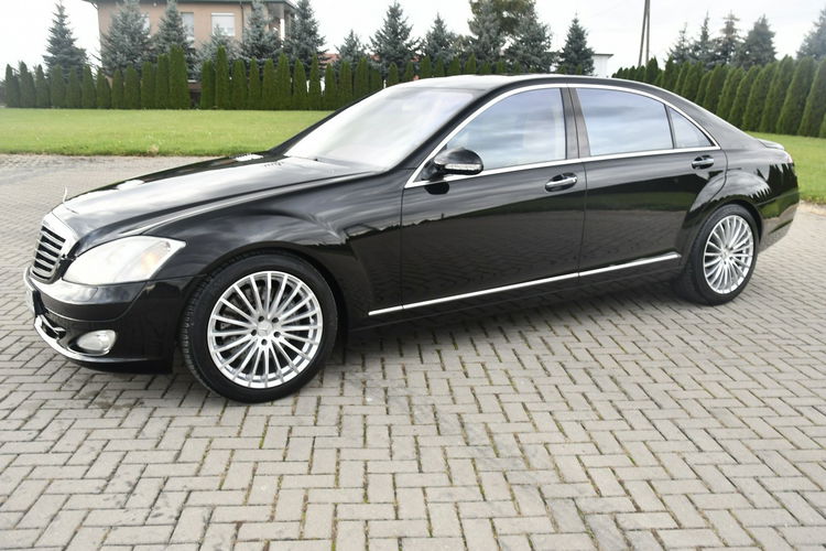 Mercedes S 500 5, 5Benzyna Serwis, Skóry, El.Klapa.LONG.Navigacja.Kam.Cof.Domyka zdjęcie 7