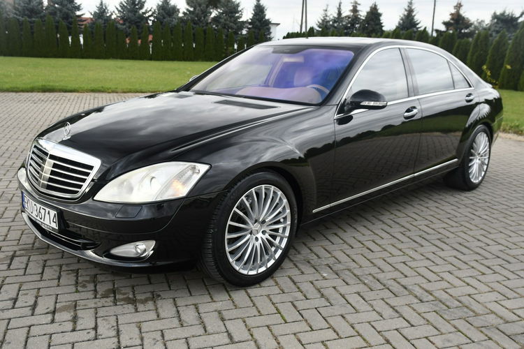 Mercedes S 500 5, 5Benzyna Serwis, Skóry, El.Klapa.LONG.Navigacja.Kam.Cof.Domyka zdjęcie 8