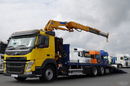 Volvo FM 410 / 6x2 / LAWETA + HDS EFFER 170 / STEROWANIE RADIOWE / EURO 6 / OŚ PODNOSZONA / 3 OSIOWY / NAJAZDY HYDRAULICZNE / WCIĄGARKA + PILOT  zdjęcie 1