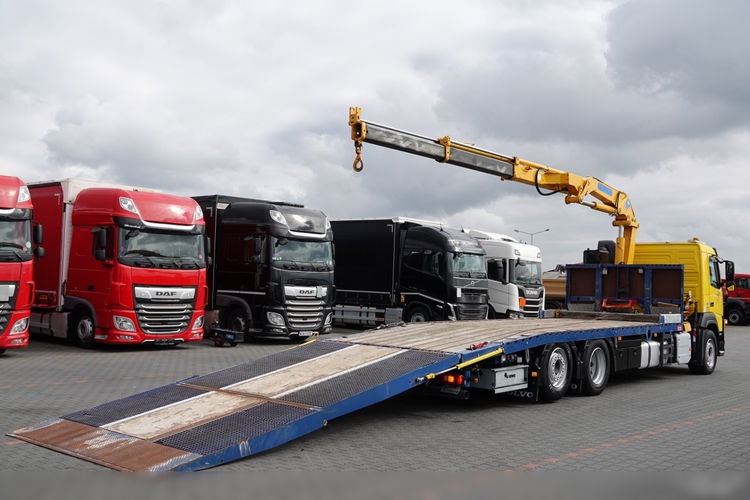 Volvo FM 410 / 6x2 / LAWETA + HDS EFFER 170 / STEROWANIE RADIOWE / EURO 6 / OŚ PODNOSZONA / 3 OSIOWY / NAJAZDY HYDRAULICZNE / WCIĄGARKA + PILOT  zdjęcie 3