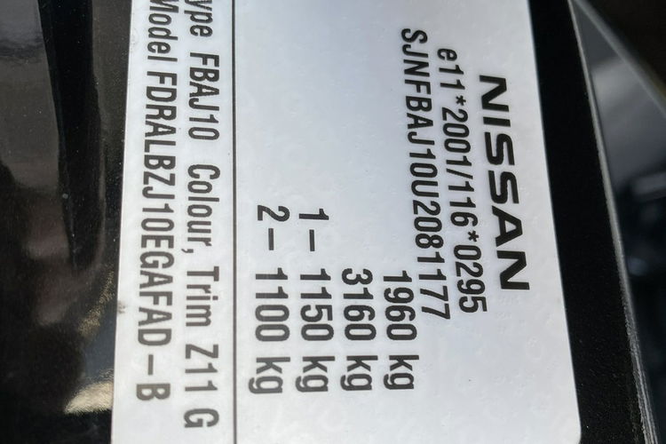 Nissan Qashqai Zadbany Bezwypadkowy Niski oryginalny przebieg zdjęcie 19