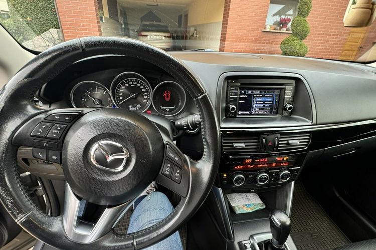 Mazda CX-5 2.2d Automat sky active Navi xenon 1 wl piękny stan garażowany 1.r.gw zdjęcie 14