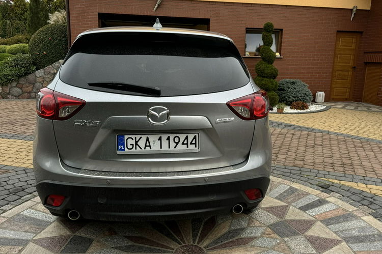 Mazda CX-5 2.2d Automat sky active Navi xenon 1 wl piękny stan garażowany 1.r.gw zdjęcie 7