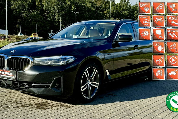 BMW 530 530e hybryd plug in bogato wyposażona piękna 292 KM zamiana gwarancją zdjęcie 1