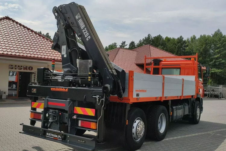 DAF CF 85.380 6x2 Oś Skrętna Skrzynia HDS HIAB 220C + Pilot zdjęcie 6