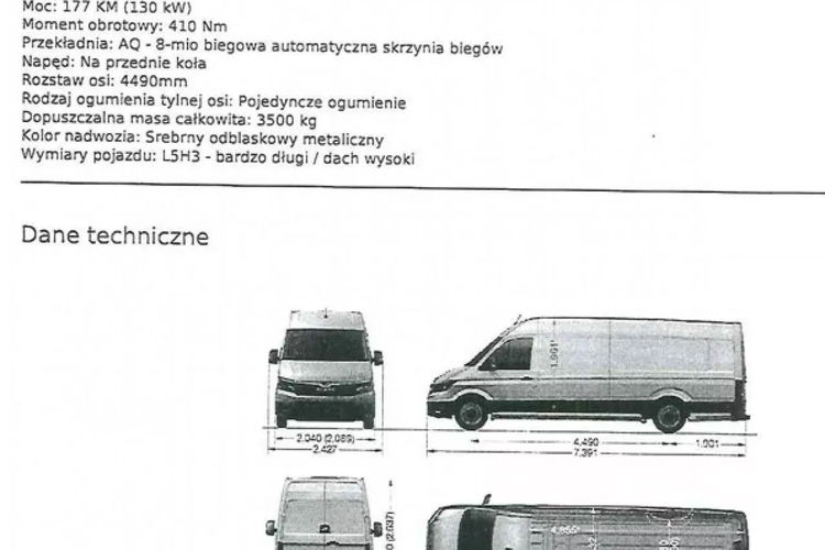 Volkswagen Crafter zdjęcie 9