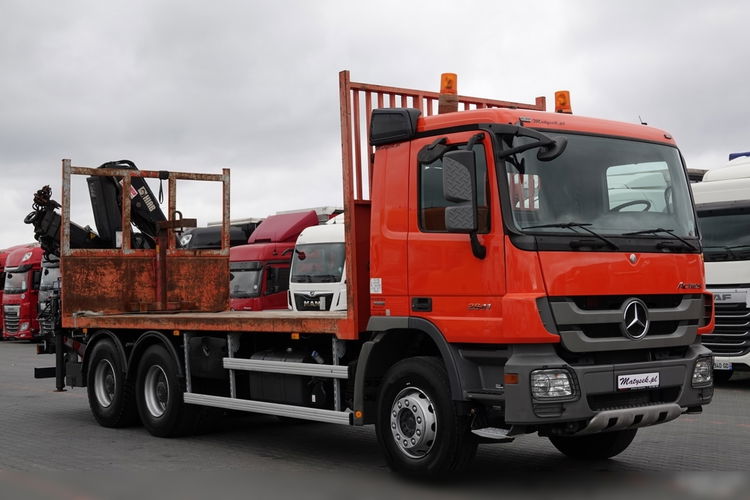 Mercedes  ACTROS 2641 / 6x4 / SKRZYNIOWY 6.2 M + HDS HIAB 166 / STEROWANIE RADIOWE / ROTATOR / EURO 5 / EPS + SPRZĘGŁO  zdjęcie 9