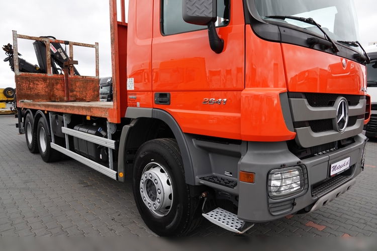 Mercedes  ACTROS 2641 / 6x4 / SKRZYNIOWY 6.2 M + HDS HIAB 166 / STEROWANIE RADIOWE / ROTATOR / EURO 5 / EPS + SPRZĘGŁO  zdjęcie 10