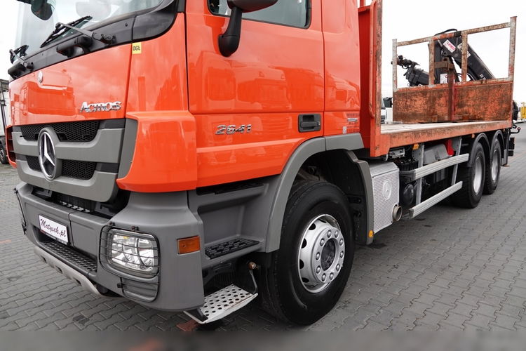 Mercedes  ACTROS 2641 / 6x4 / SKRZYNIOWY 6.2 M + HDS HIAB 166 / STEROWANIE RADIOWE / ROTATOR / EURO 5 / EPS + SPRZĘGŁO  zdjęcie 11