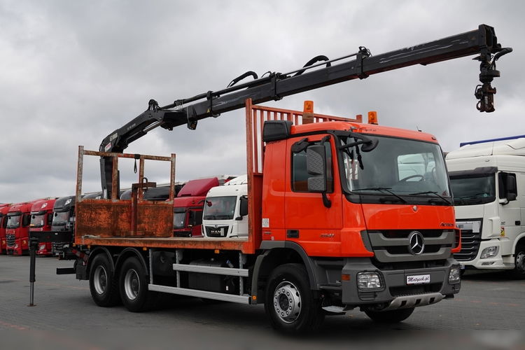 Mercedes  ACTROS 2641 / 6x4 / SKRZYNIOWY 6.2 M + HDS HIAB 166 / STEROWANIE RADIOWE / ROTATOR / EURO 5 / EPS + SPRZĘGŁO  zdjęcie 5