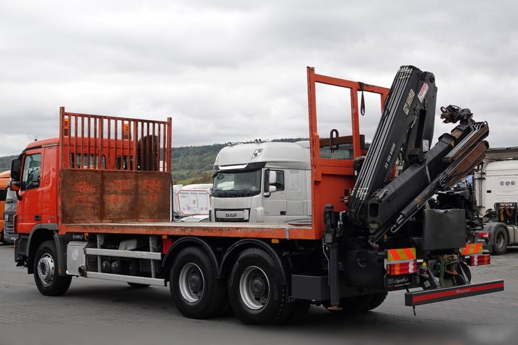 Mercedes  ACTROS 2641 / 6x4 / SKRZYNIOWY 6.2 M + HDS HIAB 166 / STEROWANIE RADIOWE / ROTATOR / EURO 5 / EPS + SPRZĘGŁO  zdjęcie 7