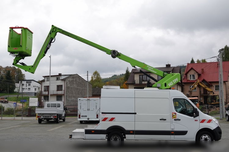 Renault MASTER / PODNOŚNIK KOSZOWY - 14 metrów / WZWYŻKA / 2016 ROK zdjęcie 9