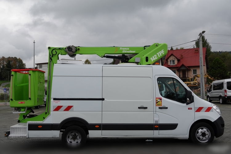 Renault MASTER / PODNOŚNIK KOSZOWY - 14 metrów / WZWYŻKA / 2016 ROK zdjęcie 18