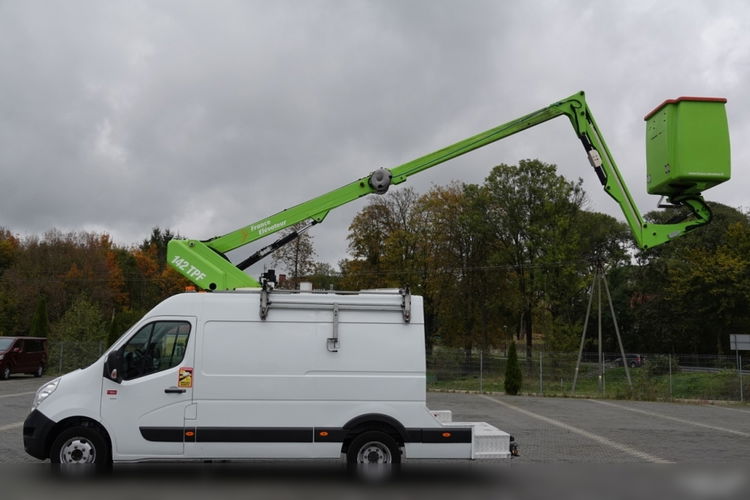 Renault MASTER / PODNOŚNIK KOSZOWY - 14 metrów / WZWYŻKA / 2016 ROK zdjęcie 5