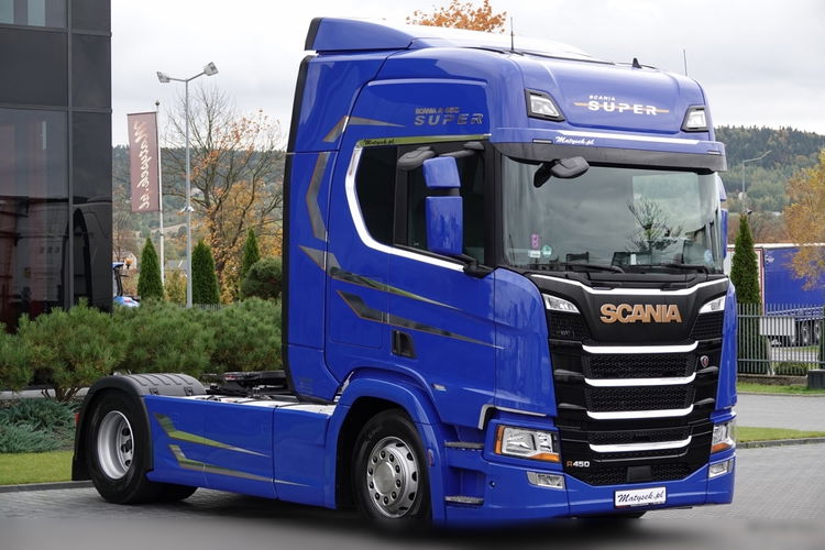 Scania R 450 / RETARDER / 2018 ROK / OPONY 100% / ZBIORNIKI 1400 L / NAVIGACJA zdjęcie 2