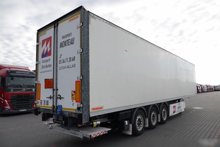 Fruehauf / KONTENER / KOFFER / + WINDA ZAŁADOWCZA /  DOPPELSTOCK / PODWÓJNA PODŁOGA / KOSZ NA PALETY /BARDZO MOCNA PODŁOGA: SZYNA-DESKA zdjęcie 9