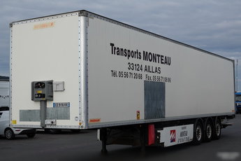 Fruehauf / KONTENER / KOFFER / + WINDA ZAŁADOWCZA /  DOPPELSTOCK / PODWÓJNA PODŁOGA / KOSZ NA PALETY /BARDZO MOCNA PODŁOGA: SZYNA-DESKA