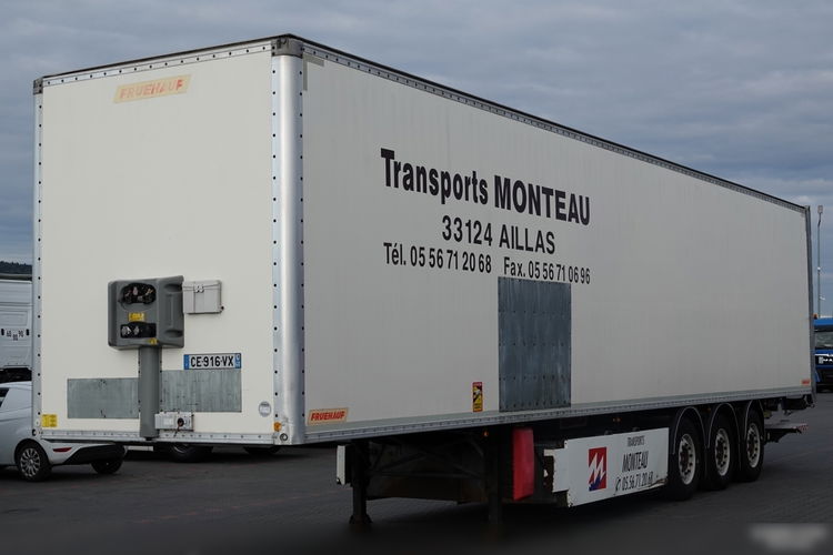 Fruehauf / KONTENER / KOFFER / + WINDA ZAŁADOWCZA /  DOPPELSTOCK / PODWÓJNA PODŁOGA / KOSZ NA PALETY /BARDZO MOCNA PODŁOGA: SZYNA-DESKA zdjęcie 1