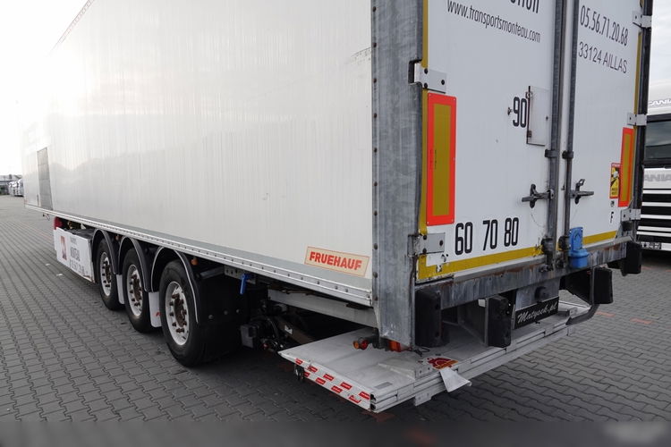 Fruehauf / KONTENER / KOFFER / + WINDA ZAŁADOWCZA /  DOPPELSTOCK / PODWÓJNA PODŁOGA / KOSZ NA PALETY /BARDZO MOCNA PODŁOGA: SZYNA-DESKA zdjęcie 30