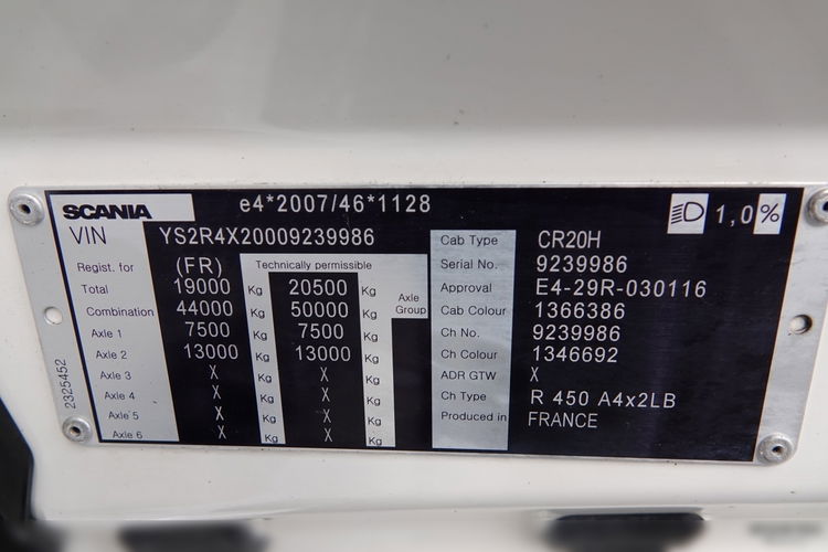 Scania R 450 / RETARDER / CAŁA NA PODUSZKACH / 2018 ROK / SPROWADZONA / PO ZŁOTYM KONTRAKCIE SERWISOWYM  zdjęcie 37