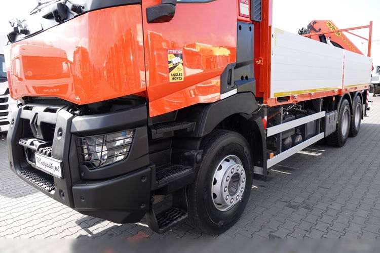 Renault C 380 / 6x4 / SKRZYNIOWY 6.6 M + HDS PALFINGER 22 002 wysów: 13m / STEROWANIE RADIOWE / ROTATOR / EURO 6 / OPONY 100% zdjęcie 13