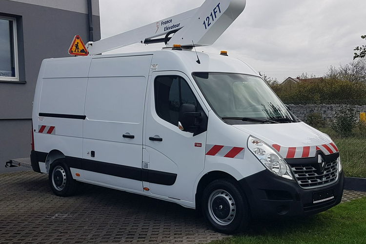 Renault Master L2H2 ZWYŻKA UDT PODNOŚNIK KOSZOWY FRANCE ELEVATEUR DMC 2500 KG zdjęcie 1