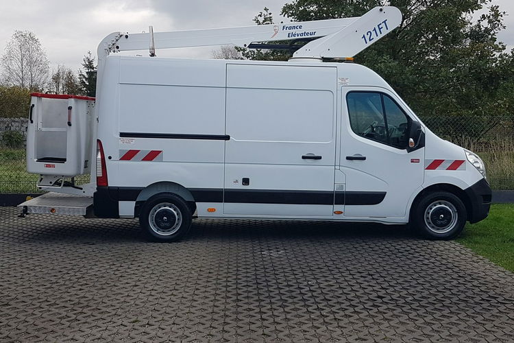 Renault Master L2H2 ZWYŻKA UDT PODNOŚNIK KOSZOWY FRANCE ELEVATEUR DMC 2500 KG zdjęcie 13