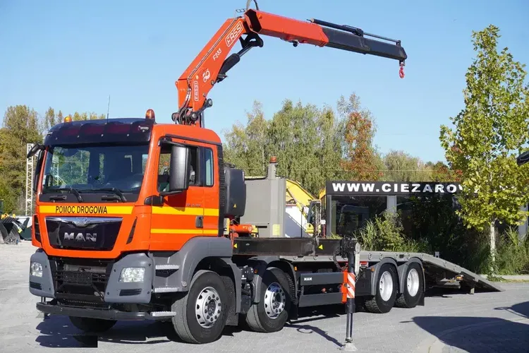 MAN TGS 35.360 E6 8×2 / Laweta / HDS FASSI F235 zdjęcie 1