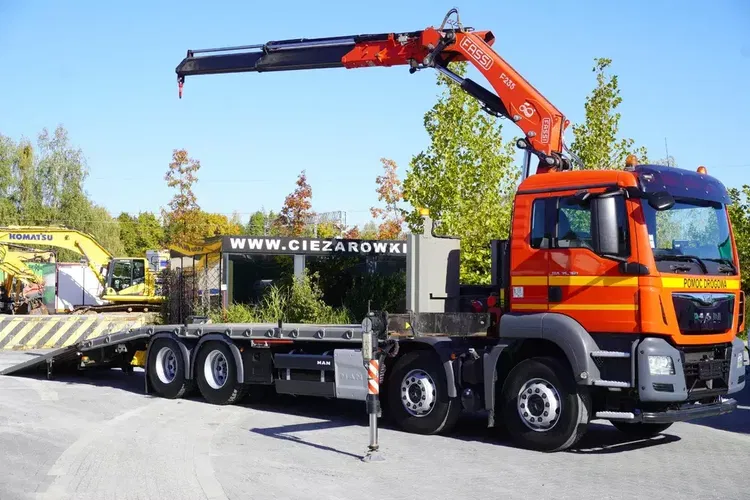 MAN TGS 35.360 E6 8×2 / Laweta / HDS FASSI F235 zdjęcie 2