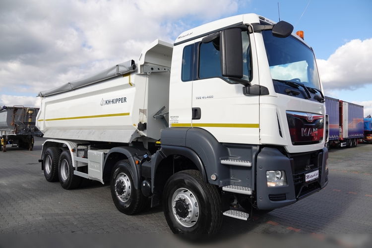 MAN TGS 41.460 / 8x8 / WYWROTKA TYLNOZSYP / UAL / KH-KIPPER / EURO 6 / 2019 ROK  zdjęcie 14