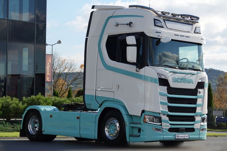 Scania S 450 / RETARDER / I-PARK COOL / CAŁA NA PODUSZKACH / ALUSY / NAVI / XENONY / OPONY 100 % / SPROWADZONA / PO ZŁOTYM KONTRAKCIE SERWISOWYM  zdjęcie 1