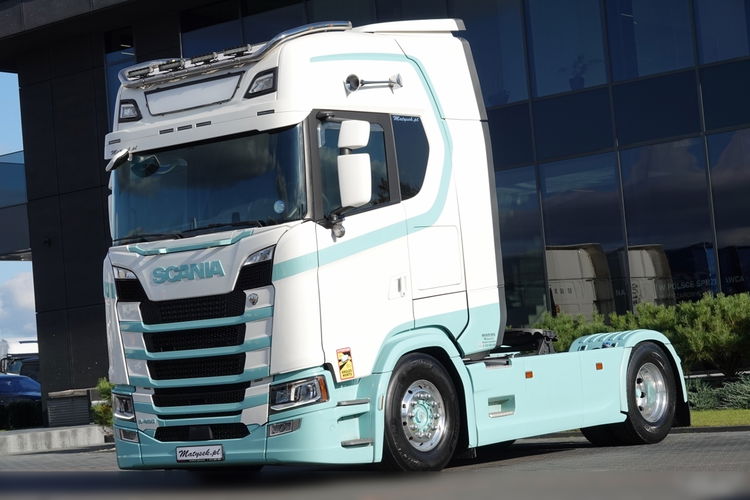 Scania S 450 / RETARDER / I-PARK COOL / CAŁA NA PODUSZKACH / ALUSY / NAVI / XENONY / OPONY 100 % / SPROWADZONA / PO ZŁOTYM KONTRAKCIE SERWISOWYM  zdjęcie 4