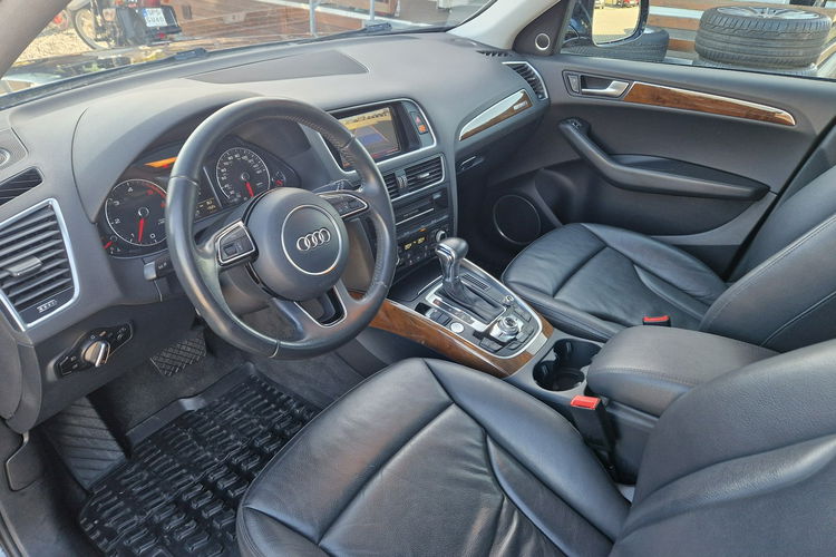 Audi Q5 Panorama Ele.Klapa Bi-Xenon Key-Less Kamera Skóra Czujniki Gwarancja zdjęcie 17