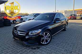 Mercedes C 300 C300 Skóra Kamera Drewno Łopatki CzujnikMartwegoPola Gwarnacja