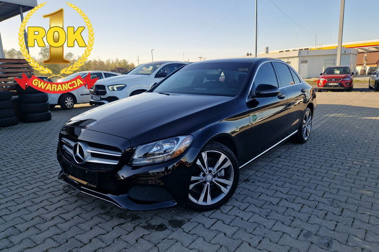 Mercedes C 300 C300 Skóra Kamera Drewno Łopatki CzujnikMartwegoPola Gwarnacja zdjęcie 1