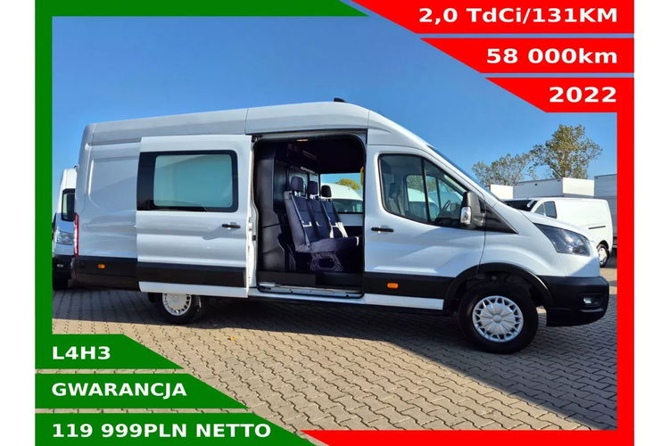 Ford Transit L4H3 Lift 119999zł NETTO Brygadówka 6 osób 2.0TdCi/131KM zdjęcie 1