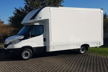 Iveco Daily KONTENER NISKOPODŁOGOWY 4.43x2.23x2.42 SKLEP FOODTRUCK KAMPER KLIMA