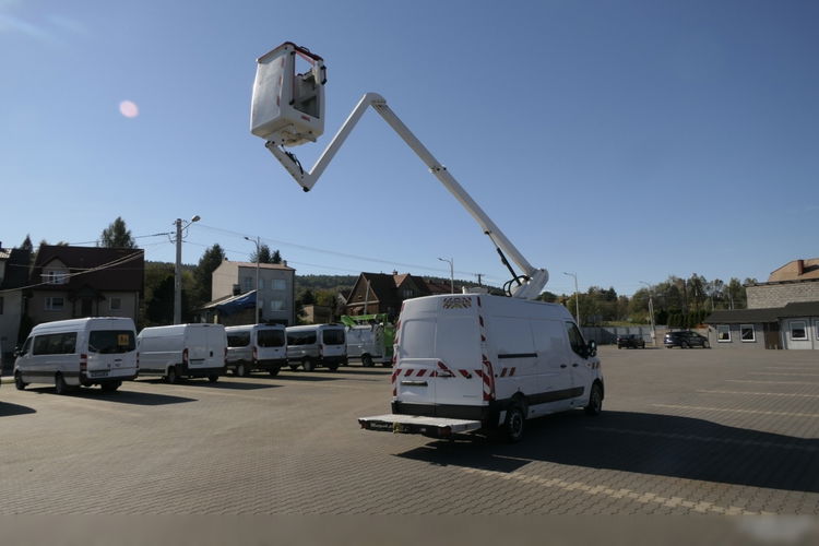 Renault MASTER / PODNOŚNIK KOSZOWY - 12 metrów / WZWYŻKA / 2020 ROK zdjęcie 7