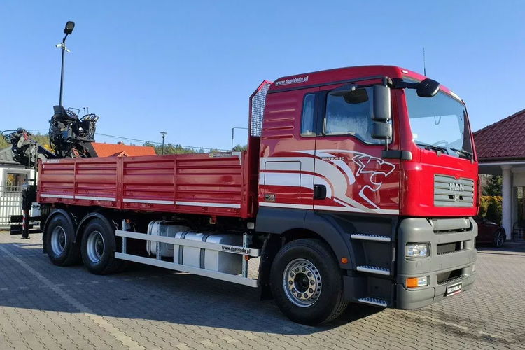 Man 26.440 6x4 HDS HIAB 166 B-3 DUO Wywrotka Meiller 2-stronna zdjęcie 5