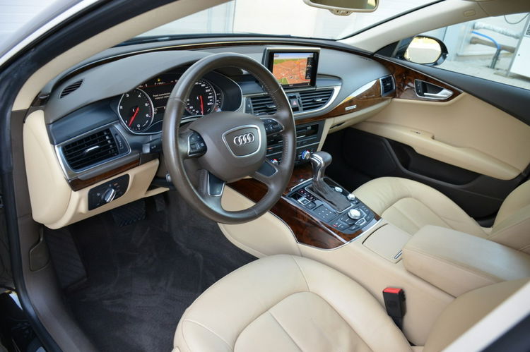Audi A7 Zarejestrowane 3.0TDI Quattro Serwis LED Navi Bi-xenon Krem Skóra zdjęcie 24