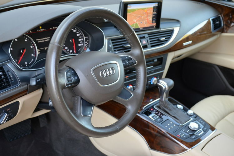 Audi A7 Zarejestrowane 3.0TDI Quattro Serwis LED Navi Bi-xenon Krem Skóra zdjęcie 25
