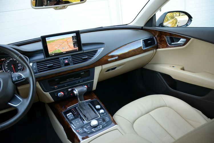 Audi A7 Zarejestrowane 3.0TDI Quattro Serwis LED Navi Bi-xenon Krem Skóra zdjęcie 31