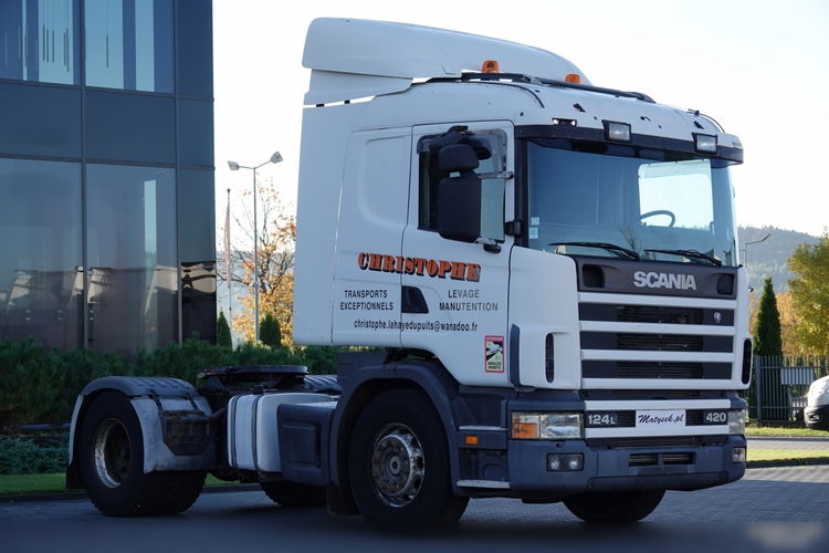 Scania 124L 420 / SPROWADZONA / 700 tys.km !!! / HYDRAULIKA / MANUAL / zdjęcie 2