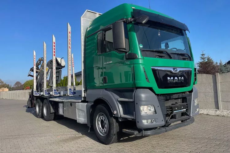 MAN TGX 26.500, 6x4, HDS EPSILOM M12Z, do transportu drewna. zdjęcie 2