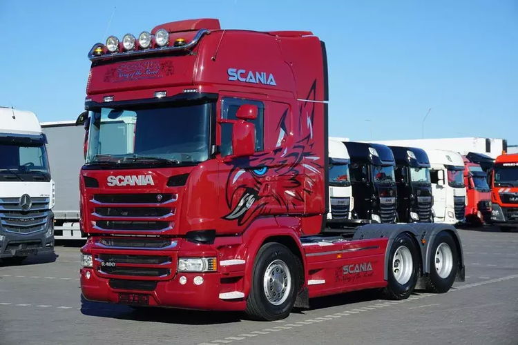 Scania R 490 / EURO 6 / ACC / 6 X 4 / RETARDER / DMC 70 000 KG zdjęcie 1